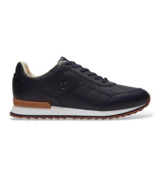 Timberland para hombre. TB0A2MP3EP11 Zapatillas de Piel Scout Heights marino (40), Plano, Cordones, Casual