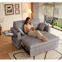 sofa cama - mueble para salon - pana - gris