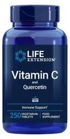 life extension vitamin c and quercetin 250 comprimidos vegetarianos