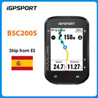 igpsport bsc200s computadora para bicicleta con gps navegacion de rutas pantalla a color velocimetro inalambrico odometro de ciclismo