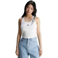 calvin klein jeans camiseta tirantes cotele luxe para mujer