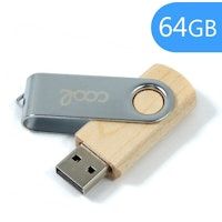 pen drive usb x64 gb 20 cool madera