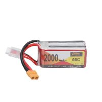 bateria zop power 148v 2000mah 95c 4s lipo con enchufe xt60 para dron rc