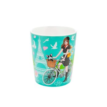 Taza expreso  azul 2 porcelana china  5,5  x  6,3 cm x  6,3 cm