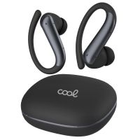 auriculares cool gym inalambricos bluetooth deportivos con anc enc y powerbank negro