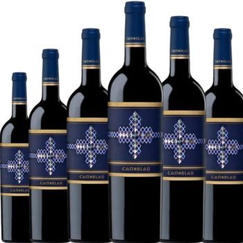 Can Blau, Vino Tinto De Crianza Con Syrah, Garnacha Tintorera Y C 75 Cl 14,5 % Pack 6 Botellas