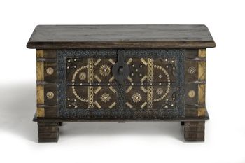 Baúl madera de mango marron oscuro