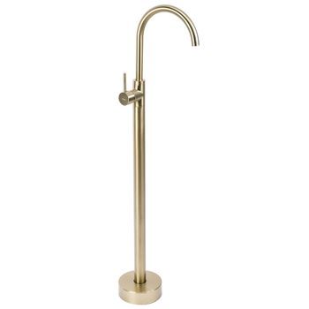 Robinet De Lavabo Sur Pied Lungo Brush Gold