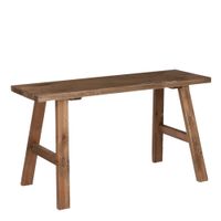 banco bold marron  h44xb365xl80cm
