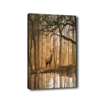 Pintura Decorativa Lienzo Canvas Tablo-45 Multicolor 70x100 Cm