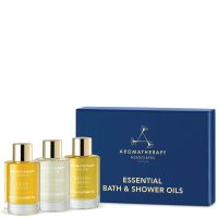 estuche aceites de bano aromatherapy associates essentials relax de-stress  revive 3x9ml