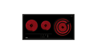 vitroceramica independiente radiantes teka trc 83631 tcs 3 zonas coccion ancho 40 cm