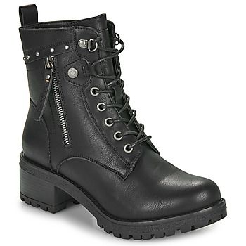 Refresh Botines 172241-BLACK para mujer