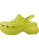 de crocs zuecos mujer modelo classic bae clog color verde kiwi