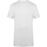 skinni fit camiseta dipped hem para hombre