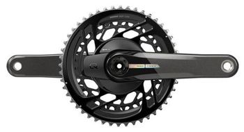 Sensor de potencia platos y bielas sram force d2 dub 46 33 dientes 2x12v negro  sin caja