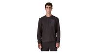forro polar de cuello redondo para hombre patagonia r1 air negro
