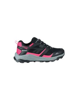 Zapatillas de Montaña Hi-Tec Toubkal Low Wp Black/Grey/Geranium Mujer