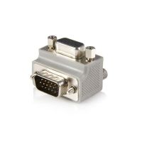 adaptador de cable vga en angulo derecho a vga startechcom tipo 1 machohembra gris