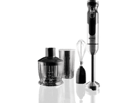 batidora de mano - koenic khb 83422 set 800 w 2 niveles velocidad 16400 rpm negroacero inoxidable