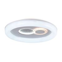 plafon hermes bel air 108w luz led 10200 lm blanco o50x7 cm