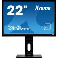iiyama prolite b2280wsd-1 22 led monitor - black black