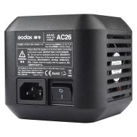adaptador de corriente godox ac-26 para ad600pro