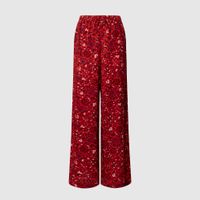 pepe jeans pantalones chastity rojos pl211820-255