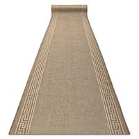 alfombra de pasillo sisal sion 20446 marco llave griega tejido plano  120x170 cm