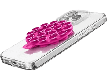 Soporte móvil - CellularLine SELFIESUCTIONCUP, Adhesión de ventosas, Rosa