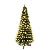arbol de fibra optica cluz calido 90cm verde 45x45x90 cm color verde