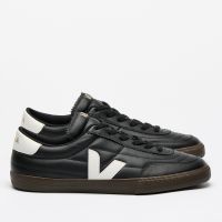 veja mens panenka leather low top trainers - uk 7