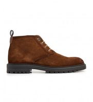 pepe jeans para hombre pms50239 botines de piel logan desert marron 44 plano cordones casual