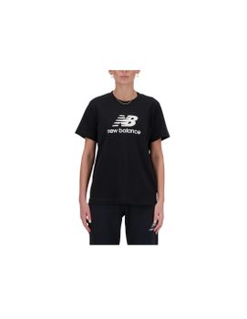 Camiseta New Balance Sport Essentials Logo Mujer Negro