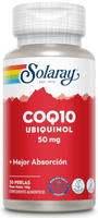 solaray ubiquinol co-q10 50 mg 30 perlas