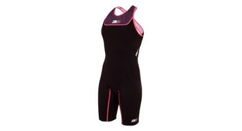 Trisuit mujer zerod start negro rosa