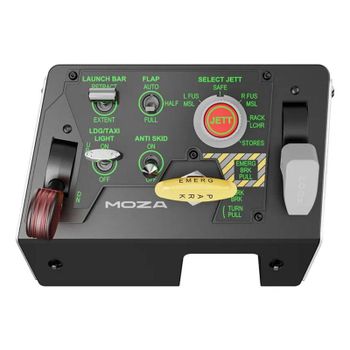 Panel de simulación Moza Racing MTLP 25 controles sensores Hall metálico