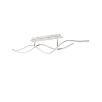 lampara colgante de techo led blanca sinuo 36w 3666-65-102 fabas luce