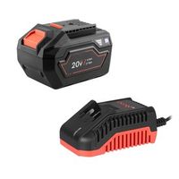 dnipro-m bateria de litio 20v 60 ah gran autonomia 1800 tornillos por carga compatible dm20 - bp-260  cargador rapido fc-230