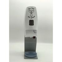 dispensador automatico para agua bendita de sobremesa diseno 3 logo color negro