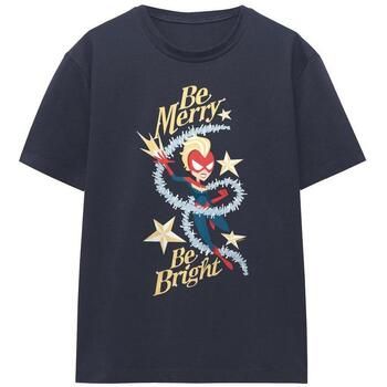 Marvel Camiseta Be Merry Be Bright para mujer