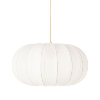Lámpara Colgante De Diseño Moderno Lámpara De Techo Pantalla De Nylon Sintético Blanco Tocuyo