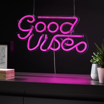 Neon Light USB Sign - Good Vibes