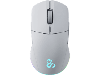 Ratón gaming - Newskill Chiron PRO, Inalámbrica, 1600 DPI, Ambidiestros, 56h Autonomía, Blanco