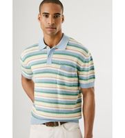 pepe jeans para hombre pm702537 polo preston stripes verde l casual algodon manga corta