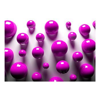 Papel Pintado 3d - Purple Balls (200x140 Cm)