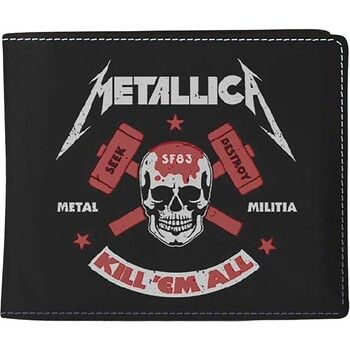Metallica Cartera Kill Em All 2 para mujer