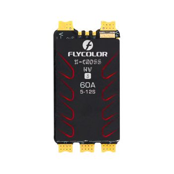 Flycolor X-Cross HV3 60A 5-12S Blheli_32 DSHOT1200 ESC sin escobillas para drones de carreras FPV RC
