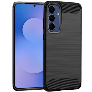 Cool Funda Carbón Negro para Galaxy S25 FE