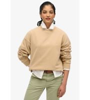 superdry para mujer w2012291a sudadera studios beige xs casual algodon